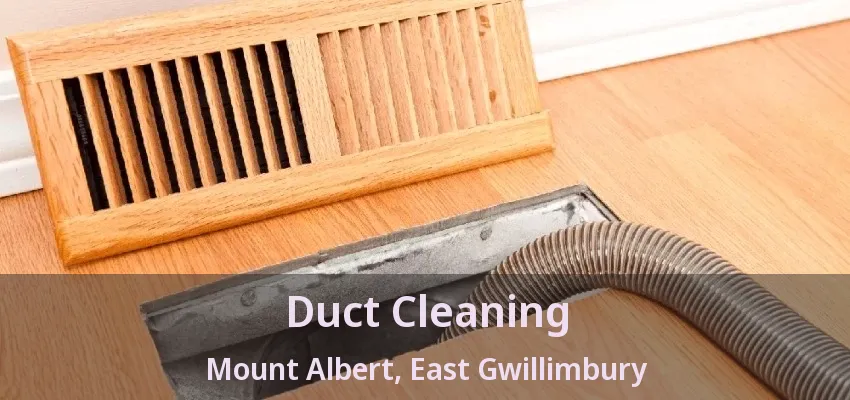 Duct Cleaning Mount Albert, East Gwillimbury - ON